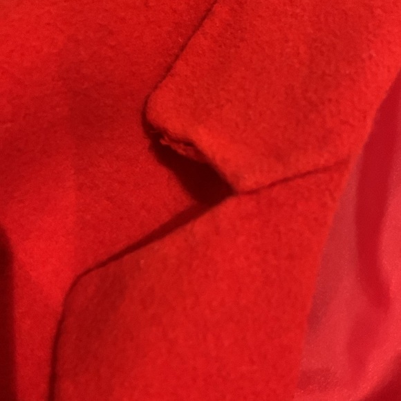 Oak fort red 90% wool coat for sale - Picture 5 of 8